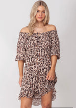 Load image into Gallery viewer, Summer Leopard Vacation Dress
