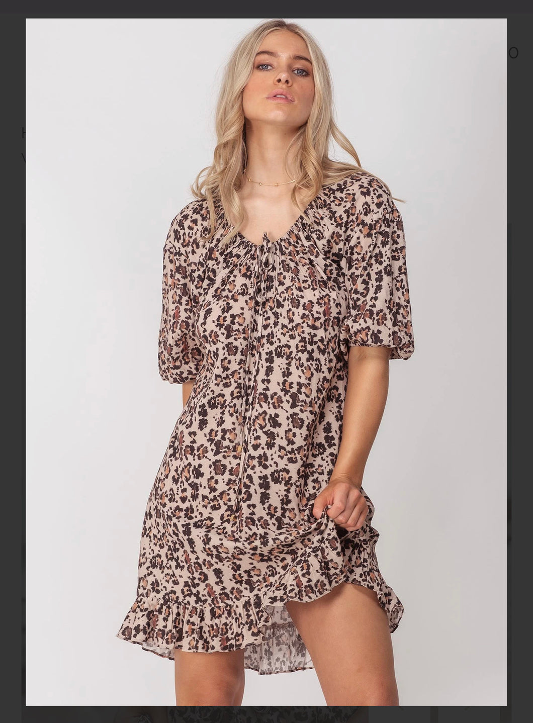 Summer Leopard Vacation Dress