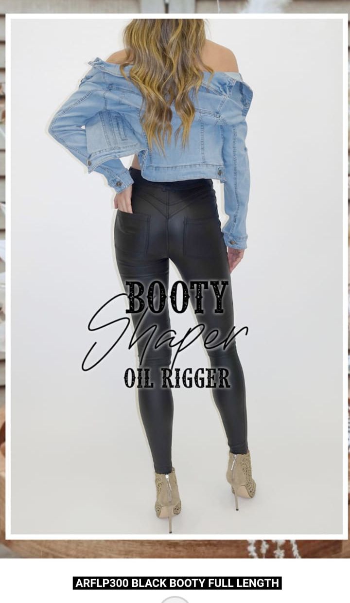 Booty Shaper Oil Rigger Pants